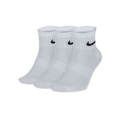 Nike Everyday Lightweight SX7677-100 Αθλητικές Κάλτσες Λευκές 3 Ζεύγη