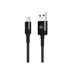 POWERTECH Καλώδιο USB σε Lightning eco round PTR-0082, copper, 1m, μαύρο