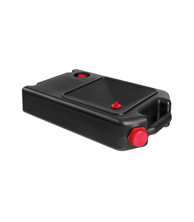 ΜΠΕΤΟΝΙ ΠΛΑΣΤΙΚΟ (HDPE) ΑΠΟΘΗΚΕΥΣΗΣ Κ ΜΕΤΑΦΟΡΑΣ ΛΑΔΙΟΥ ΠΛΑΚΕ ΜΑΥΡΟ 8lt  LAMPA  - 1 TEM.