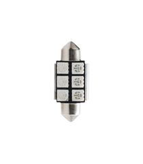 ΛΑΜΠΑΚΙΑ ΠΛΑΦΟΝΙΕΡΑΣ C5W/C10W 12V 1,44W SV8,5 36mm CAN-BUS+RADIATOR LED 6xSMD5050 PREMIUM ΜΠΛΕ 1ΤΕΜ.