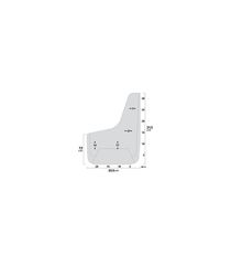 ΛΑΣΠΩΤΗΡΕΣ SPLASH-GUARDS UNIVERSAL (L) 26x37cm 2ΤΕΜ.-thumb-1