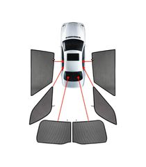 ΚΟΥΡΤΙΝΑΚΙΑ ΜΑΡΚΕ CAR SHADES ΓΙΑ HYUNDAI KONA 5D 2017+ - 6 ΤΕΜ.