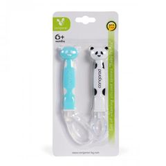 Cangaroo Κουταλάκια Σιλικόνης Mommy Panda Blue  2 τεμ. 3800146261870