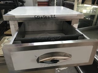 Συρταριέρα του καφέ μονή, 50*50*21 εκ, με μπάρα. Ποιότητα & Τιμή Stockinox-thumb-9