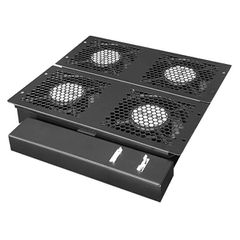Σύστημα ψύξης POWERTECH NETW-0010 cooling fan με θερμοστάτη για rack 29.5x31x4cm με 4 fans