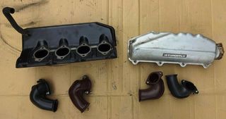 Toyota 4A-GE EFI 1,6cc 20V ασημένιο καπάκι βαλβίδων FWD JDM πολλαπλή εισαγωγής-thumb-12