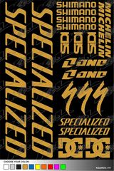 Αυτοκόλλητα SPECIALIZED 20τεμ σε διαφορα χρώματα