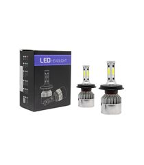 Led λάμπες Η4 Bi-led για μεσαία ή μεγάλα φώτα S2 7600 lumen , 36 Watt - COB 6000K - 2τμχ.