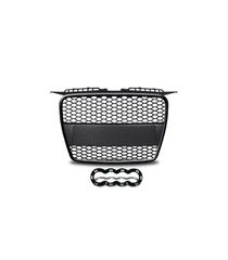 Μάσκα με σήμα για Audi A3  (2003-2008) - RS-Look μαύρη