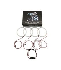 Δαχτυλίδια led angel eyes για  BMW E46 coupe (2003+) με 66 led - κίτρινα