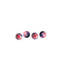 ΚΑΠΑΚΙΑ ΒΑΛΒΙΔΩΝ UK FLAG ΣΗΜΑΙΑ ΑΓΓΛΙΑΣ 4ΤΕΜ.