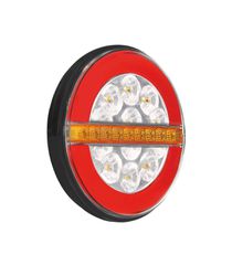 ΦΩΣ ΠΙΣΩ ΔΕΞΙ 12/24V DYNAMIC-O 140 mm ΜΕ 29 LED 3 ΧΡΗΣΕΙΣ ΘΕΣΕΩΣ/ΦΛΑΣ/STOP (ΚΟΚΚΙΝΟ/ΠΟΡΤΟΚΑΛΙ/ΛΕΥΚΟ) - 1 ΤΕΜ.