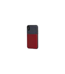 APPLE iPHONE X ΘΗΚΗ ΚΙΝΗΤΟΥ DUO POCKET ΜΠΛΕ-ΜΠΟΡΝΤΩ ΜΑΓΝΗΤΙΚΗ SILVER LINE
