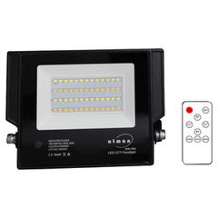 Προβολέας led CCT αλουμινίου 20W 2200lm 230V με εναλλαγή φωτός 4 σε 1 Dimmable με ασύρματο controller IP66