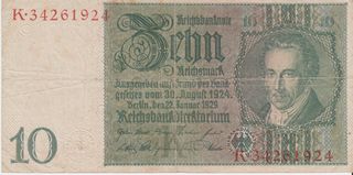 10 Μάρκα Γερμανίας 1929