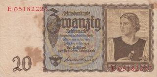 20 Μάρκα Γερμανίας 1939