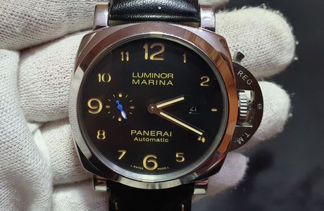 Panerai luminor marina τελευταια εκδοση. Ανδρικο ρολοι χειρος κορυφαιας ποιοτητας 3A replica.Real GMT