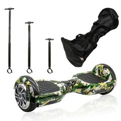 ΣΕΤ ΗΛΕΚΤΡΙΚΟ ΠΑΤΙΝΙ SMART BALANCE HOVERBOARD 6,5" CAMOUFLAGE, ΤΙΜΟΝΙ ΓΙΑ ΗΛΕΚΤΡΙΚΟ ΠΑΤΙΝΙ ΙΣΟΡΡΟΠΙΑΣ ΚΑΙ ΤΣΑΝΤΑ ΜΕΤΑΦΟΡΑΣ