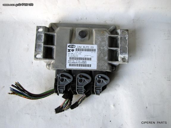 ΕΓΚΕΦΑΛΟΣ  CITROEN C4, PEUGEOT 307 MAGNETI MARELLI  IAW 6LP2.03,6LP203,9647498180,9654722680,F1899