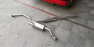 CATBACK EXHAUST SYSTEM ΓΙΑ HONDA CIVIC-ΕΞΑΤΜΙΣΗ ΑΠΟ ΚΑΤΑΛΥΤΗ ΚΑΙ ΠΙΣΩ!!! 