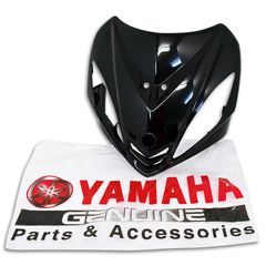 Μάσκα πιρουνιού Yamaha Crypton-X 135 μαύρη γνήσια