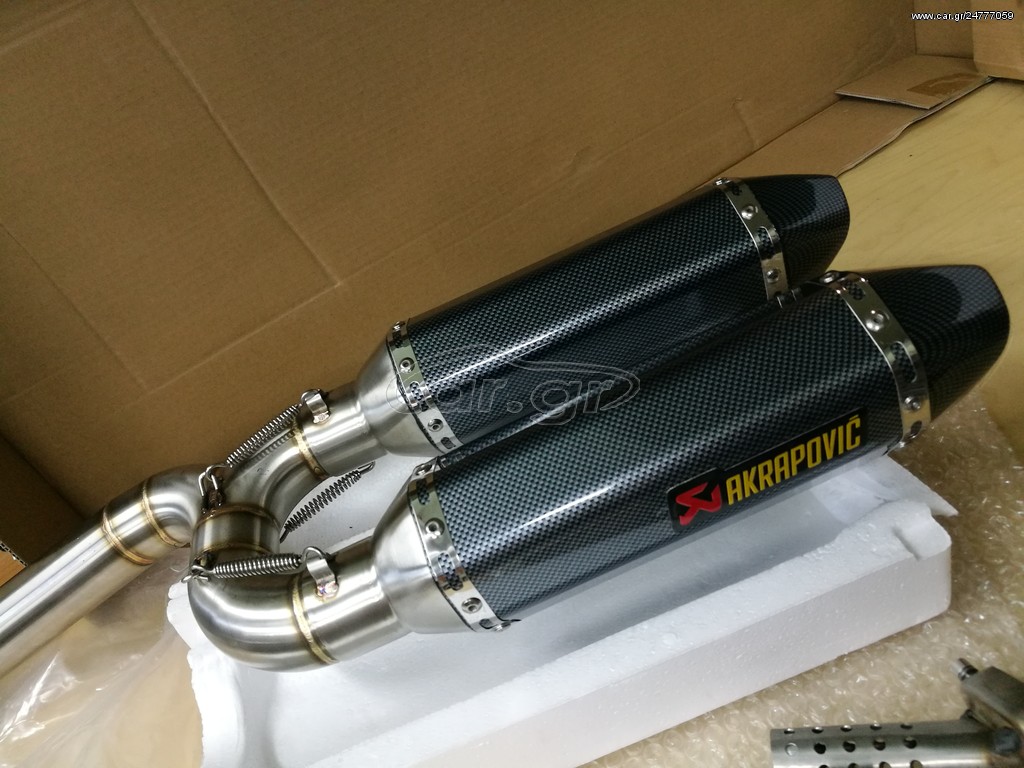 Τελικά Akrapovic μαζί με διχάλα (pipe link),... κομπλέ 200€ για FAZER 600 2004-2011