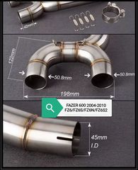 Τελικά Akrapovic μαζί με διχάλα (pipe link),... κομπλέ 200€ για FAZER 600 2004-2011-thumb-8