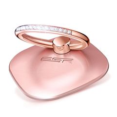 ESR Zinc Alloy Ring Stand - Pink with Crystals