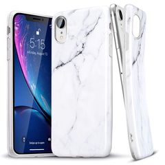 ESR iPhone XR Soft Marble White Arabescato (4894240072028)