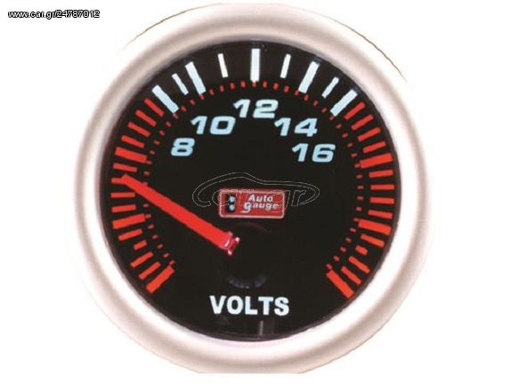 Όργανο Auto Gauge βολτόμετρο φιμέ