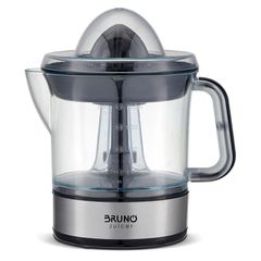 BRUNO ηλεκτρικός στίφτης BRN-0095 με χωρητικότητα 700ml, 40W, inox-μαύρο