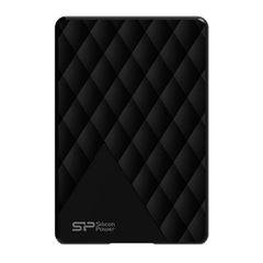 Silicon Power Εξωτερικός σκληρός δίσκος HDD 1TB Diamond D06 USB 3.0 σε μαύρο χρώμα