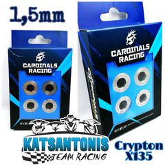 Βάση ελατηρίων βαλβίδων Yamaha crypton X135 cardinals 1.5mm titanium 