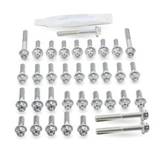 ΒΙΔΕΣ ΕΞΑΓΩΝΕΣ ALUMINIUM ENGINE KIT MT-09 SILVER EYA356HXRSE| PRO BOLT