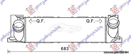 Ψυγείο Intercooler BMW 4 Series Coupe / 2dr 2014 - 2016 435 d xDrive  ( N57 D30 B  ) (313 hp ) Πετρέλαιο #159006220