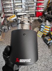 ΜΠΟΥΚΑ AKRAPOVIC CARBON EXHAUST 89-63mm   KARALOIZOS exhaust