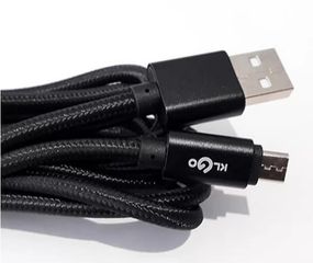 FAST CABLE KLGO Καλώδιο φόρτισης Data Type-C USB 2m S-52 BLACK