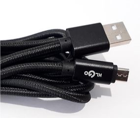 FAST CABLE KLGO Καλώδιο φόρτισης Data Type-C USB 2m S-52 BLACK