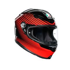 AGV K6 E2205 MULTI - RUSH BLACK/RED προσφορά από 500ε τώρα