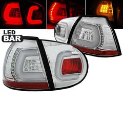 Πισινά Φανάρια Set Για Vw Golf V (5) 03-08 Led Bar Χρωμίου Sonar