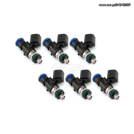 Injector Dynamics 1050cc Injectors.14mm lower o-ring, Set of 6