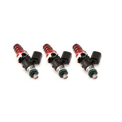 Injector Dynamics ID1050x, 48mm length, 11 mm (red) adapter top, 14mm lower o-ring, 3 qty