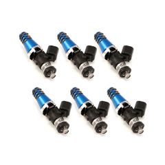 Injector Dynamics ID1050x, USCAR, 60mm length, 11 mm (blue) adaptor top, Denso lower cushion