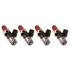 Injector Dynamics ID1300x, WRX-16B bottom adaptors. 11mm (red) adaptors