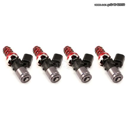 Injector Dynamics ID1300x, WRX-16B bottom adaptors. 11mm (red) adaptors