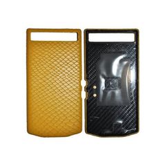 PD Leather Battery Door Cover P9982 python yellow