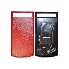 PD Leather Battery Door Cover P9982 safiano red