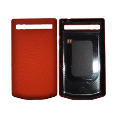 PD Leather Battery Door Cover P9983 salsa red