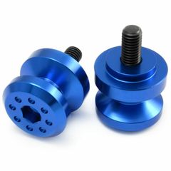 ΡΑΟΥΛΑ ALUMINIUM PAIR PADDOCK STAND BOBBINS BOB6B BLUE| PRO BOLT