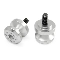 ΡΑΟΥΛΑ ALUMINIUM PAIR PADDOCK STAND BOBBINS BOB6S SILVER | PRO BOLT